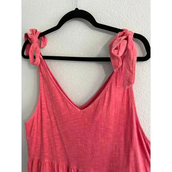 Nicole Sun Farer Tiered Tank Dress Southern Tide Coral - Picture 4 of 7